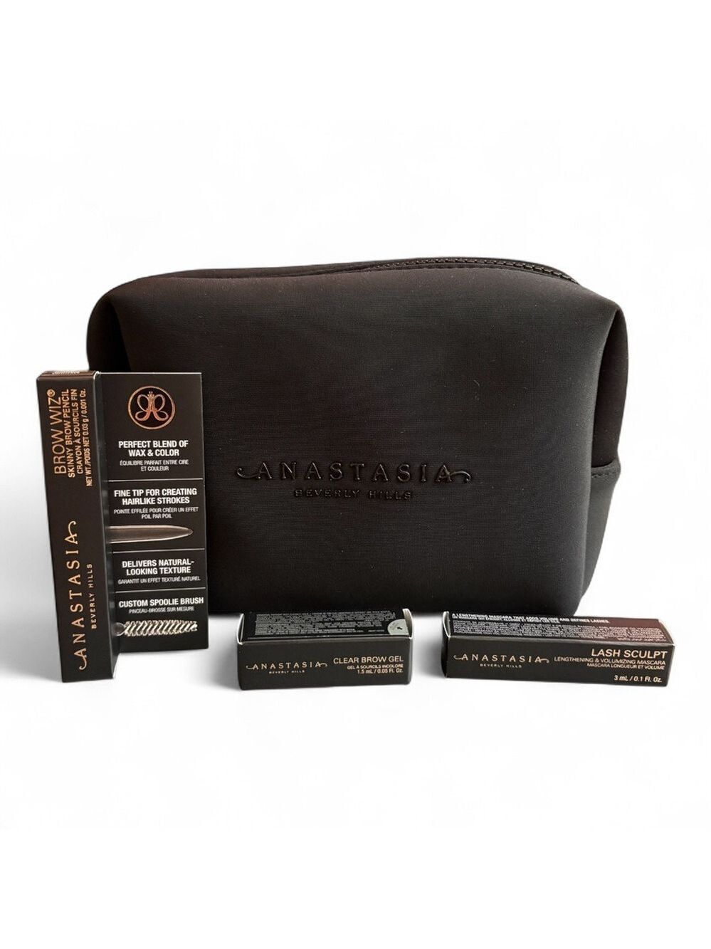 Anastasia Beverly Hills Makeup Bag and Travel Size Products NWOT